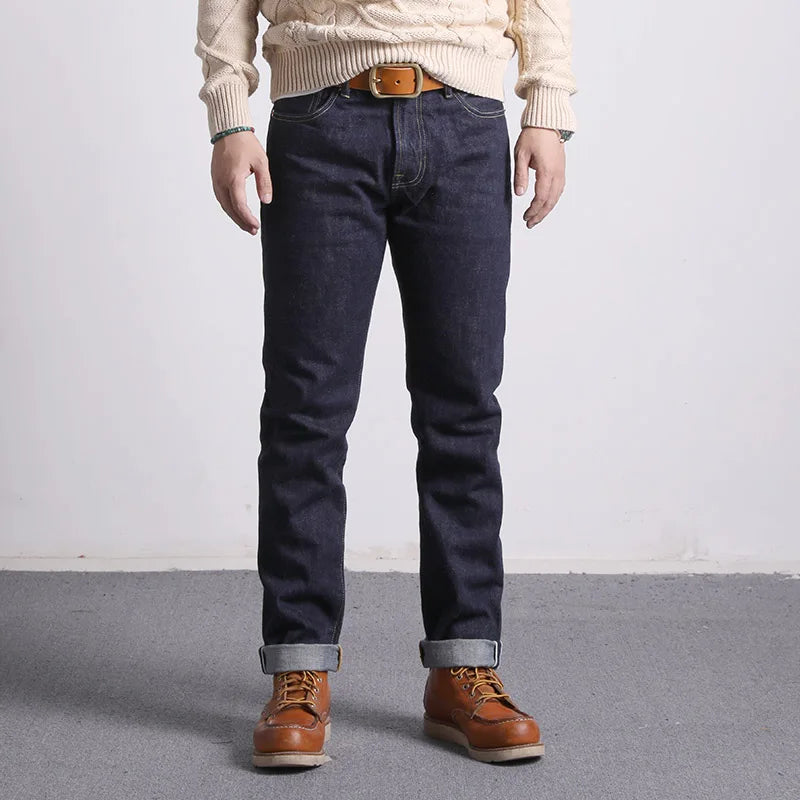 511XX-0009 RedTornado Raw Denim Jeans 16oz Heavy Weight Indigo Selvage One Washed Sanforized Zipper Pants