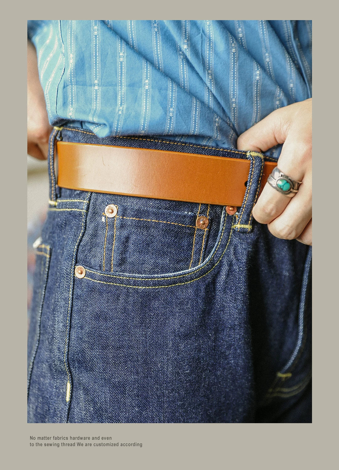511XX-0009 RedTornado Raw Denim Jeans 16oz Heavy Weight Indigo Selvage One Washed Sanforized Zipper Pants