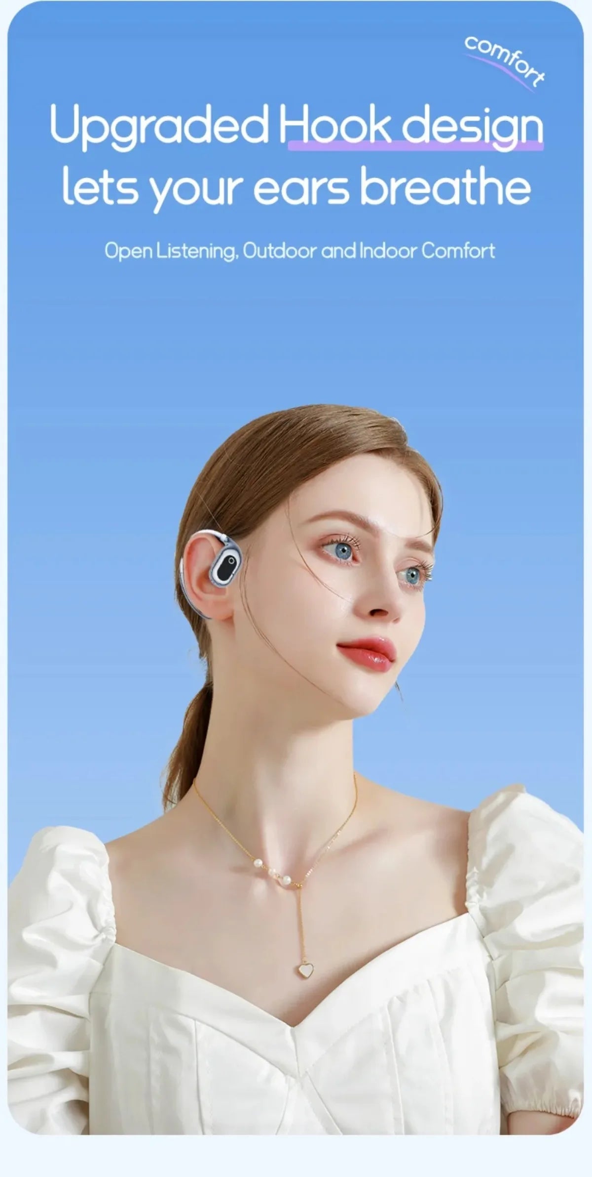 2PCS Translator Headphones 144 Languages Wireless Real Time Translation Bluetooth headset Waterproof Earbud For Business Travel