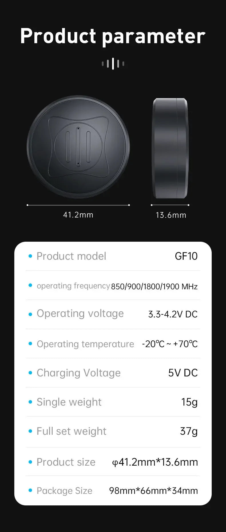 GPS Tracker Strong Magnetic Car Anti-Lost Device Pet Kids Bag For IOS Android Smart Finder Locator Bluetooth Finder
