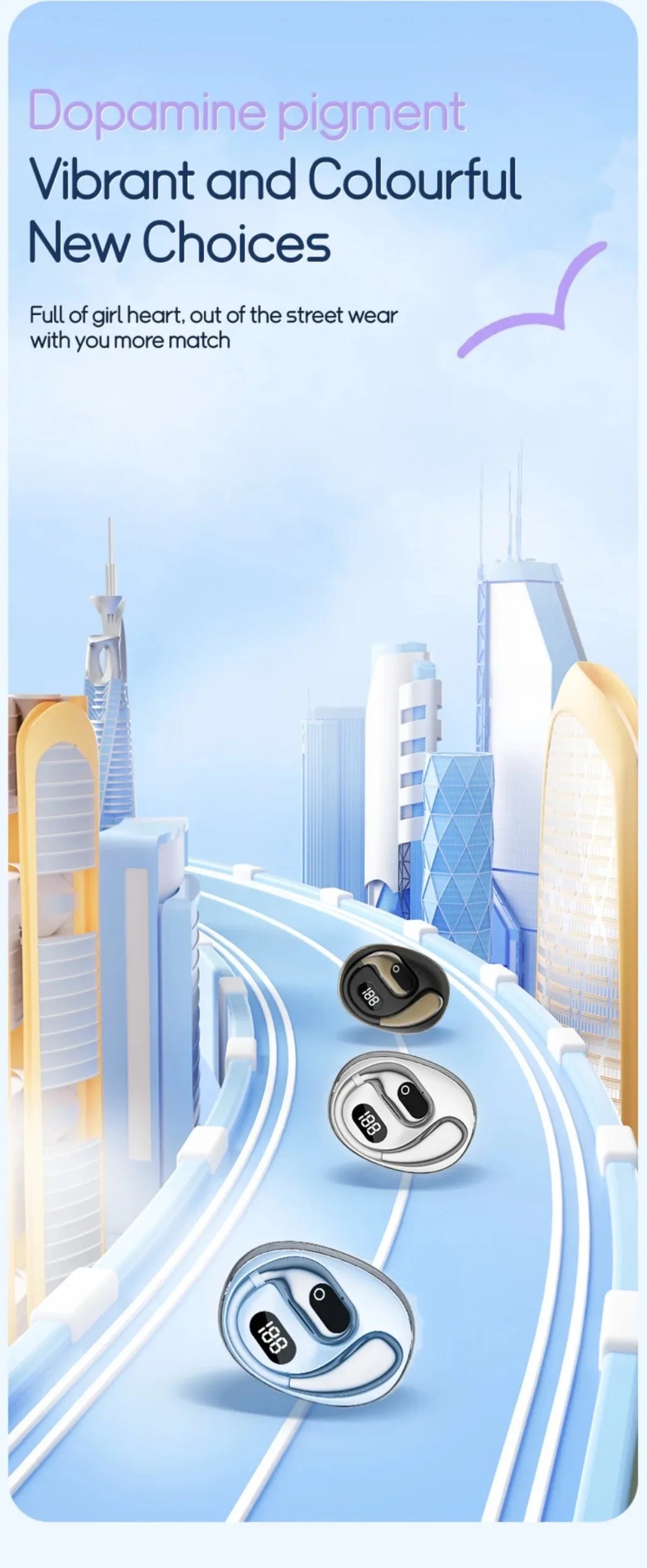 2PCS Translator Headphones 144 Languages Wireless Real Time Translation Bluetooth headset Waterproof Earbud For Business Travel