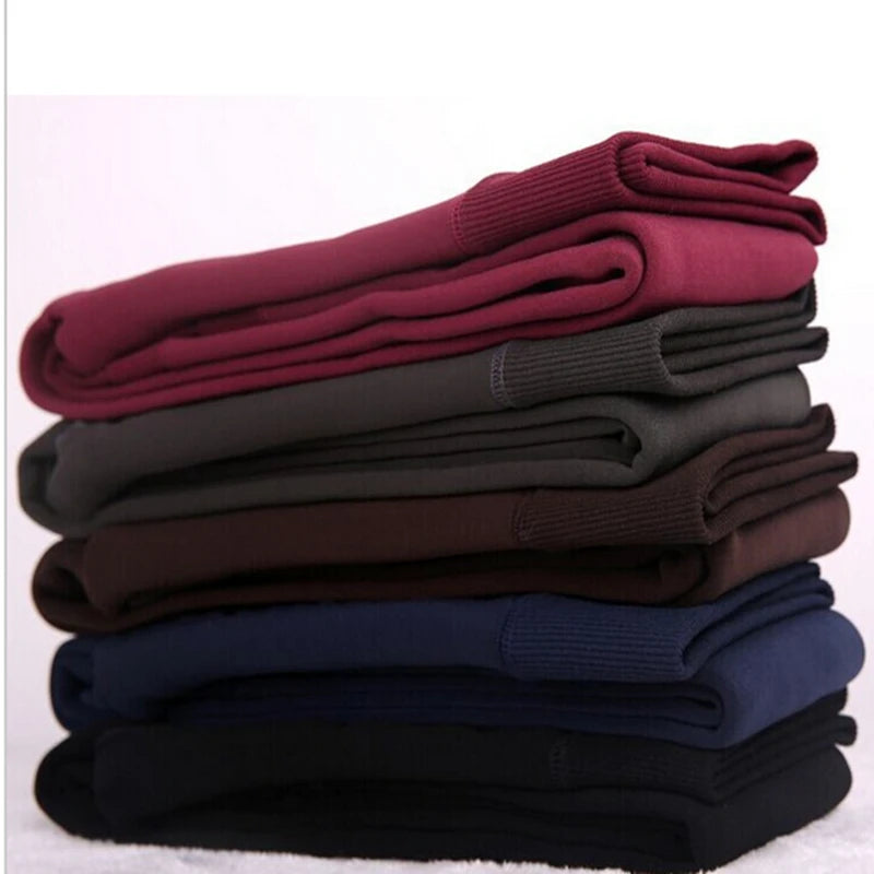 Women Winter Leggings Warm Leggins High Waist Solid Color Velvet Women Thickened Velvet Leggings Stretchy Black Leggings