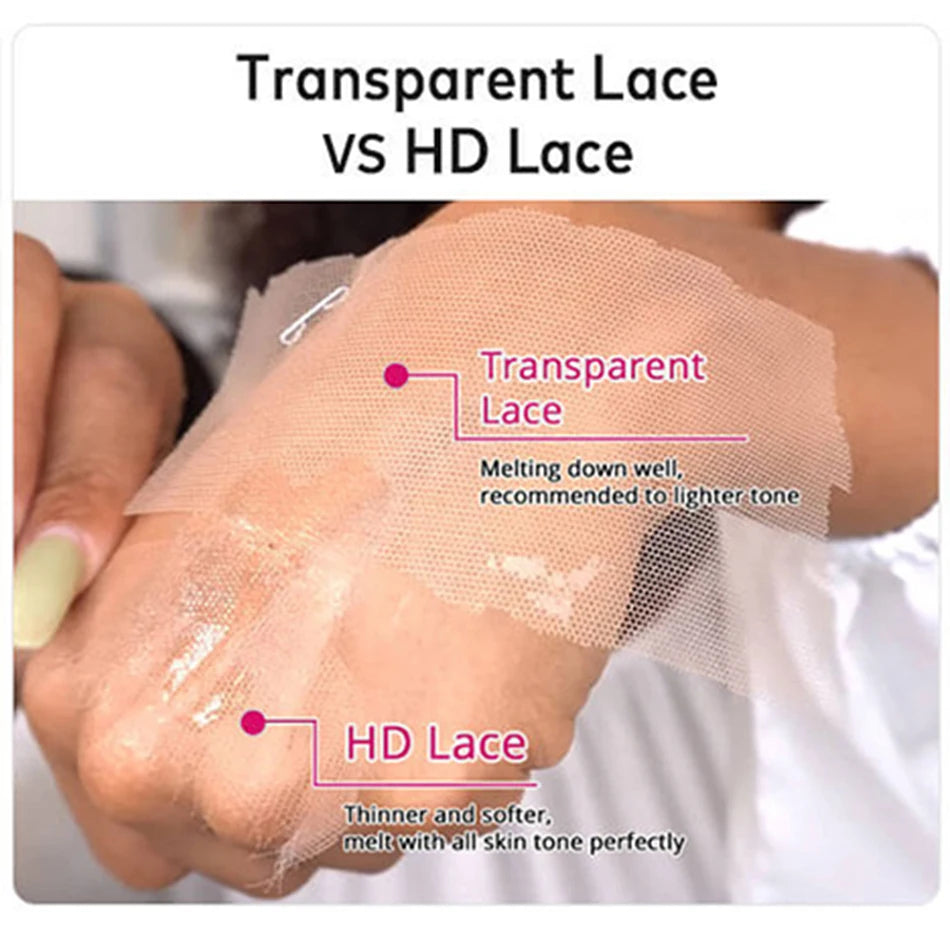 13x6 HD Transparent Blonde Lace Front Wig – Brazilian Straight Human Hair