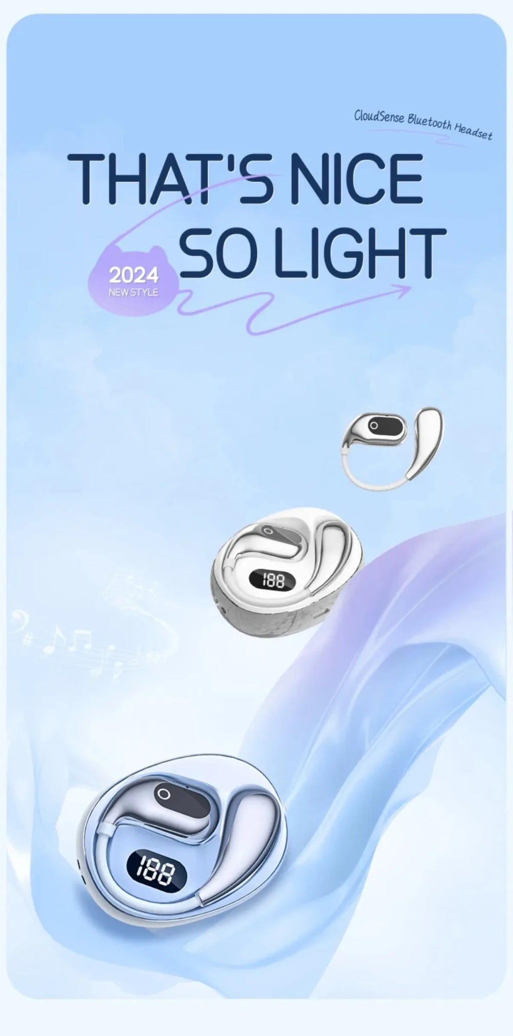 2PCS Translator Headphones 144 Languages Wireless Real Time Translation Bluetooth headset Waterproof Earbud For Business Travel